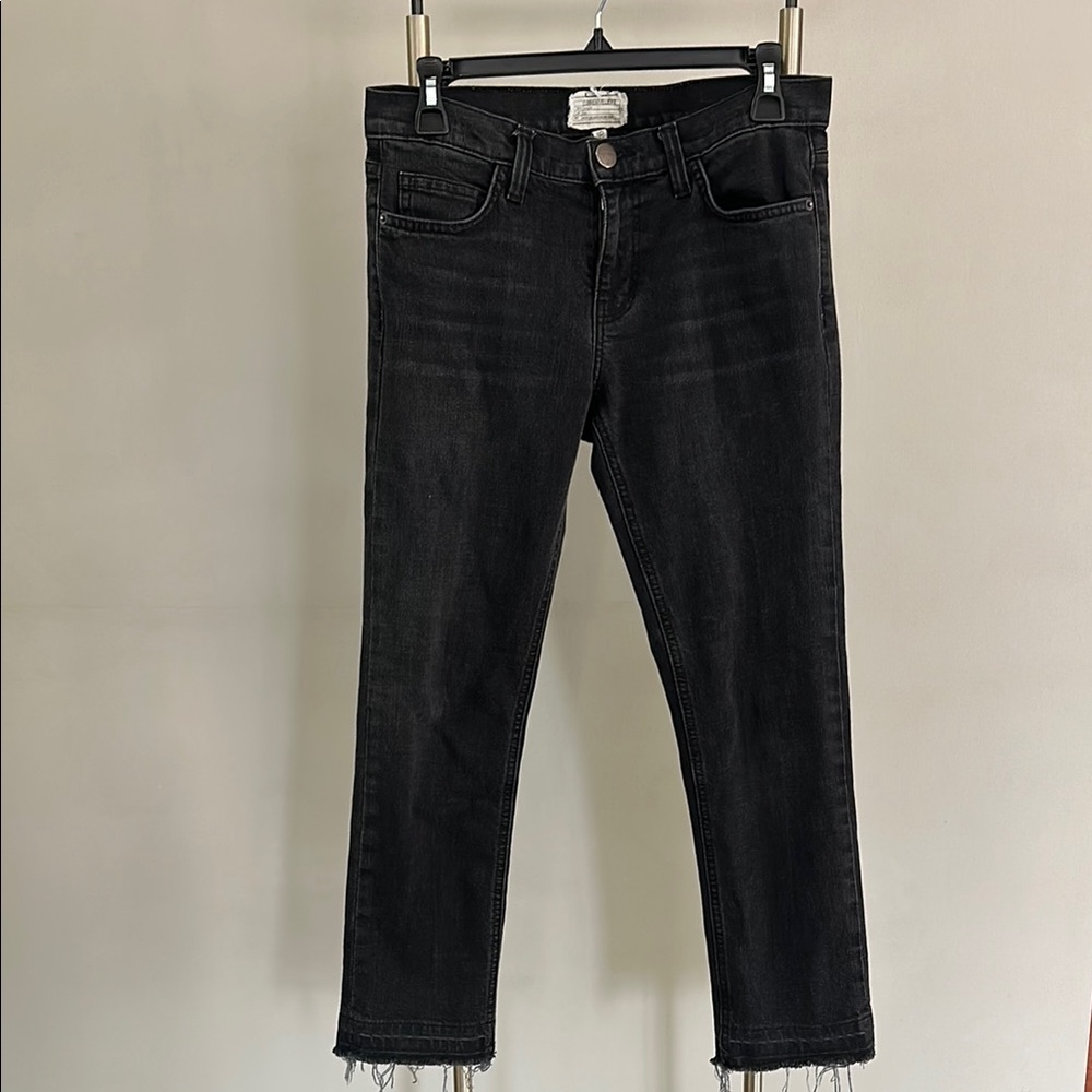 CURRENT/ELLIOTT The Cropped Straight Drifter w/ Released Hem size 26 1570-0488